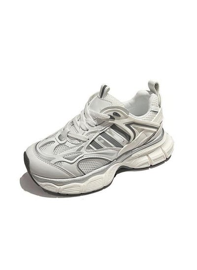 اشتري Summer New Thick Sole Mesh Breathable Light Sports Shoes في السعودية