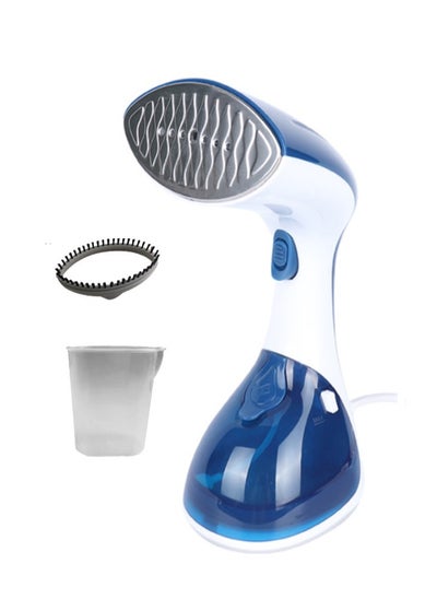 Buy Portable Garment Steamer Iron 270 ML 1300W Blue/White KGS-311 in Saudi Arabia