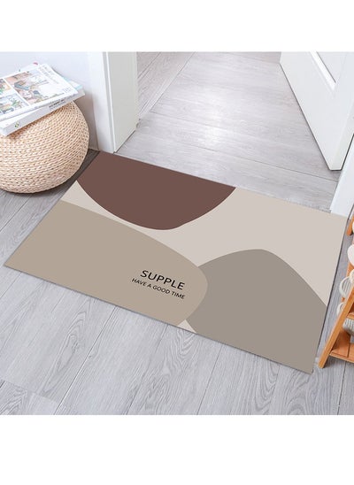 Buy 3D pattern non-slip bathroom carpet, diatom mud microfiber bathroom mat, strong, quick-drying, easy to clean40*60 (Masami) in Saudi Arabia