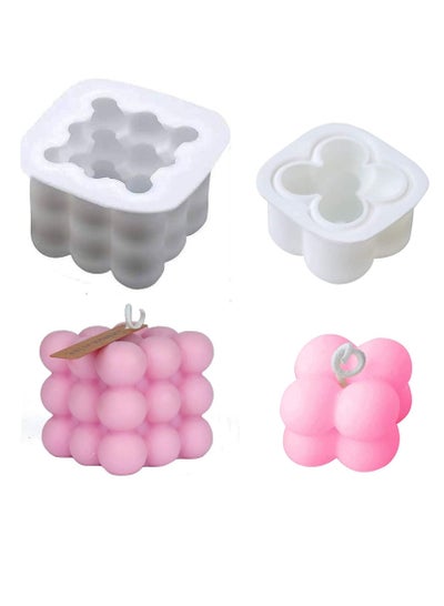 Buy 2-Piece 3D Soy Candles Mould in Saudi Arabia
