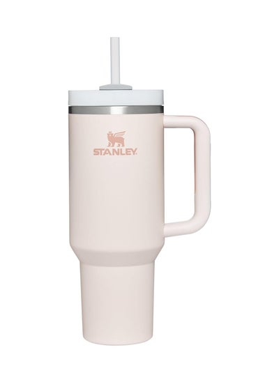 Buy Stanley Quencher H2.0 FlowState Stainless Steel Vacuum Insulated Tumbler with Lid and Straw ideal for water iced tea coffee smoothies and more, 40 oz (Rose Quartz) in UAE