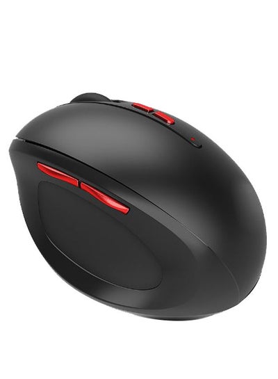 Buy Ergonomic Design 2.4GHz Wireless Mouse Black in Saudi Arabia
