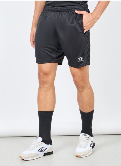 Buy Logo Detail Knit Shorts with Pockets in Saudi Arabia