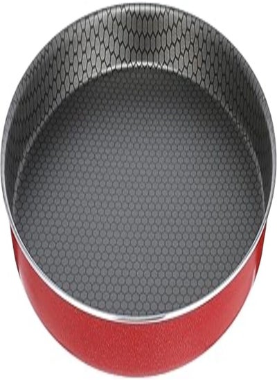 Buy Trueval Pizza Pan Red Size 28 Cm in Egypt