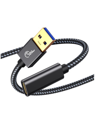 Buy USB A to C Adapter, Type-C 3.1 Gen 2 10Gbps USB C Female to USB Male USB C Data Cable Adapter for USB3.2 Gen 1/USB3.1 Gen2/10Gbps PC, Laptop, iPad, Cell Phone 1M in Saudi Arabia