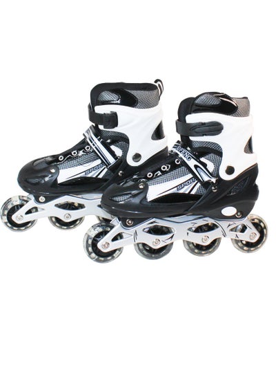 Buy Skating Shoes - Roller Skates For Kids And Boys Girls - Roller Skates Shoes with Light Up Wheels -Rollerblade Breathable and Adjustable Inline Skates With Hand Carry Bag, Best Gift in Saudi Arabia