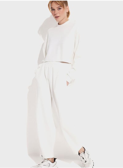 Buy Crew Neck Top & Pants Set in UAE