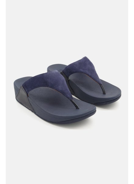 اشتري Women Slip On Lulu Suede Toe Post Sandals, Navy في الامارات