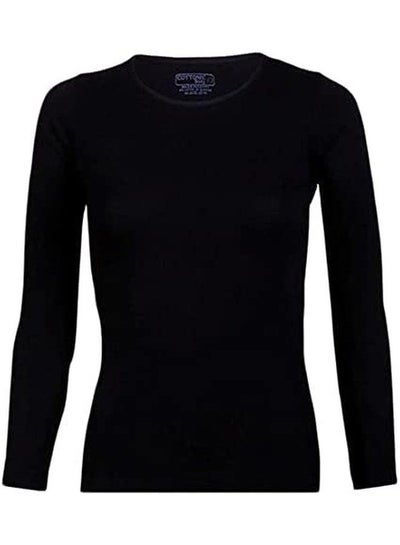 Buy Cottonil Under Shirt No Nick Top For Women - Black;XL in Egypt