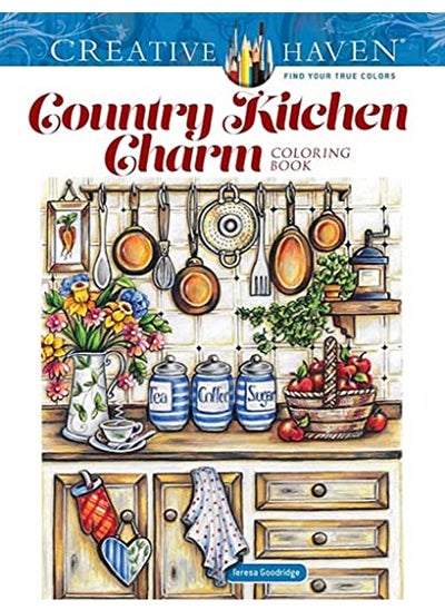 Buy Creative Haven Country Kitchen Charm Coloring Book in UAE