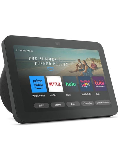 اشتري جهاز Echo Show 8 الجيل الثالث (إصدار 2023)، شاشة لمس ذكية عالية الدقة مع صوت مكاني، ومحور منزلي ذكي وأليكسا، باللون الأسود في الامارات