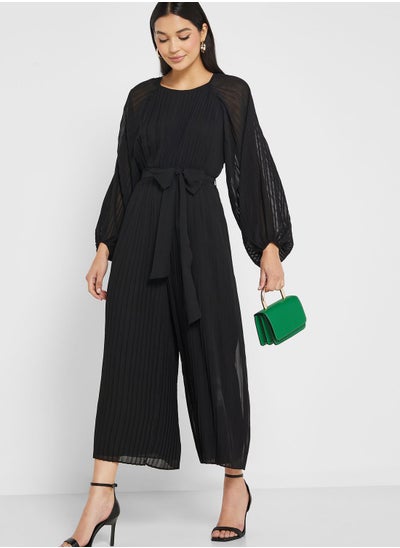 اشتري Pleated High Leg Jumpsuit في الامارات