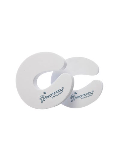 اشتري Pack Of 2 Door Stopper, White في الامارات