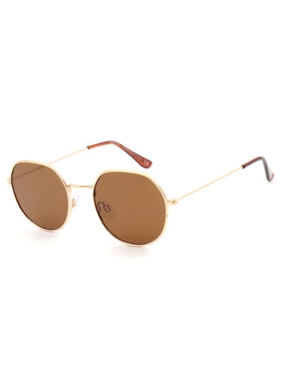 Buy Women's UV Protection Sunglasses EE23M507-5 - Gold/Brown in UAE