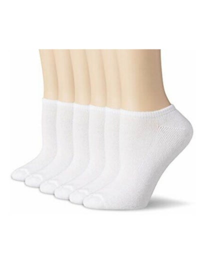 Buy 6 pairs of  socks, white color in Egypt