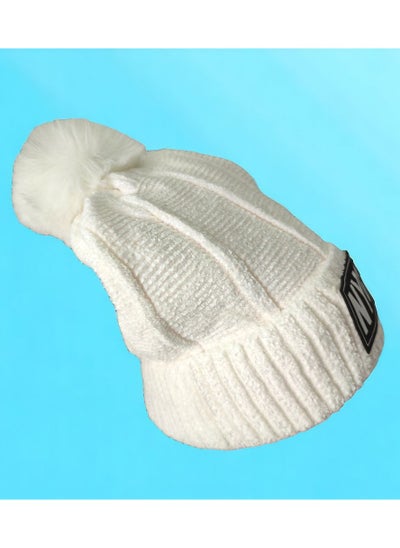 Buy Ice Cap is a modern winter hat with a NYC pattern and lined with fur. in Egypt