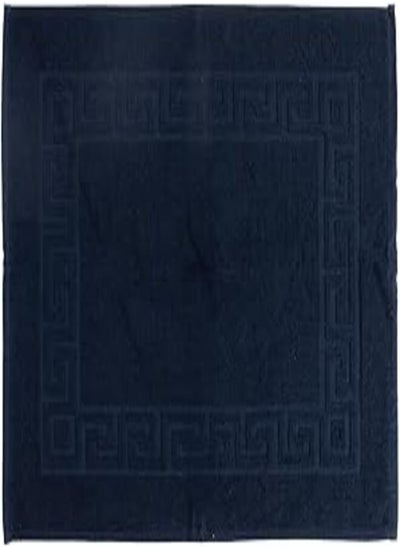 اشتري More Cottons More Cottons pattern Bath Mat Size 50x70 Cm - Navy في مصر