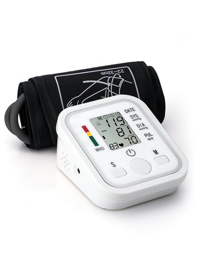 Buy Automatic Upper Arm Blood Pressure Monitor for Home Use with Irregular Heartbeat Detection Easy Measurements and Accurate Results in Saudi Arabia