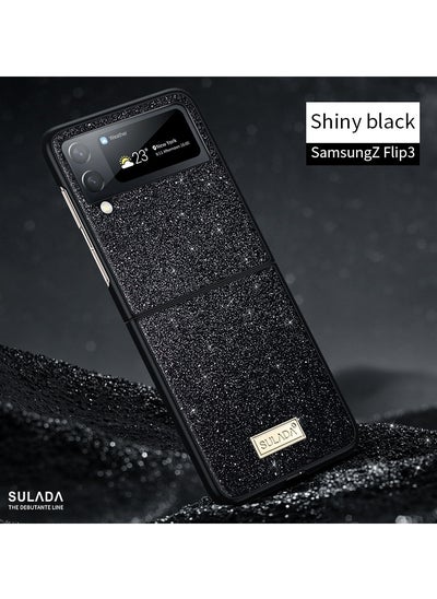 Buy Case for Samsung Galaxy Z Flip 3 5G Cover Shockproof Starry Sky Soft Shell Black in UAE