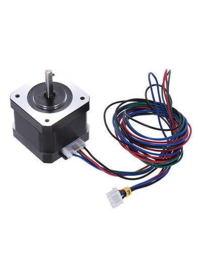 Buy Replacement Stepper Stepping Motor With Cable For 3D Printer Silver/Black/White in UAE