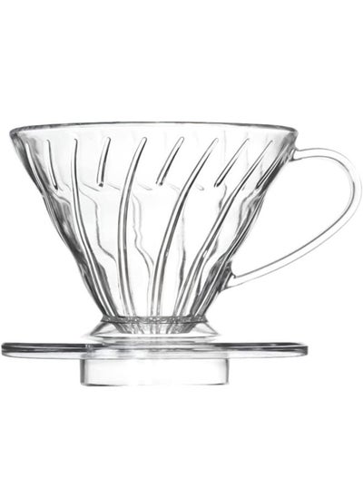 Buy Clear Glass Coffee Drip Filter Pot for 1-2 Cups in UAE