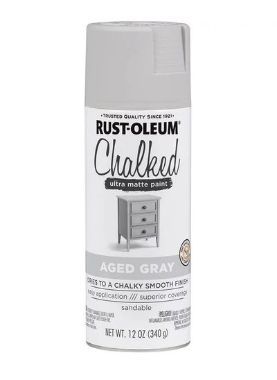 Buy Spray Paint Specialty Ultra Matte Chalked Aged Gray 12oz in UAE