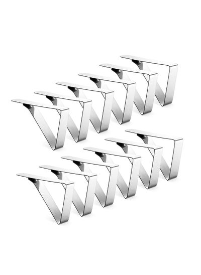 اشتري 12 Pack Tablecloth Clips, Picnic Table Clips, Stainless Steel Tablecloth Cover Clips, Tablecloth Holder في الامارات