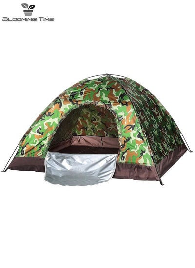 Buy Camouflage 2-Person Tent, Outdoor Camping, Windproof, Rainproof, Sunscreen in UAE