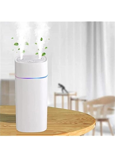 Buy Air Humidifier600ML Cool Mist HumidifierAir Vaporizer With Colorful Mood LightsAroma Diffuser Mute Essential Oil Diffuser For Baby Room Home Car Yoga SPA Autooff in Saudi Arabia