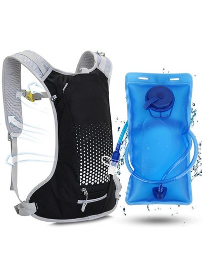 اشتري Hydration Backpack,Insulated Hydration Pack Lightweight Water Backpack with 2L Bladder for Running,Cycling,Camping,Hiking في الامارات