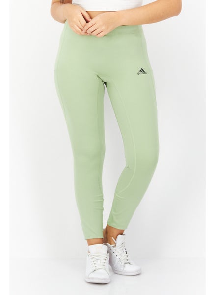 Buy Women Tight Fit Training Leggings, Green in UAE