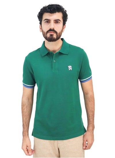 Buy Men's Performance Polo - Green in Saudi Arabia