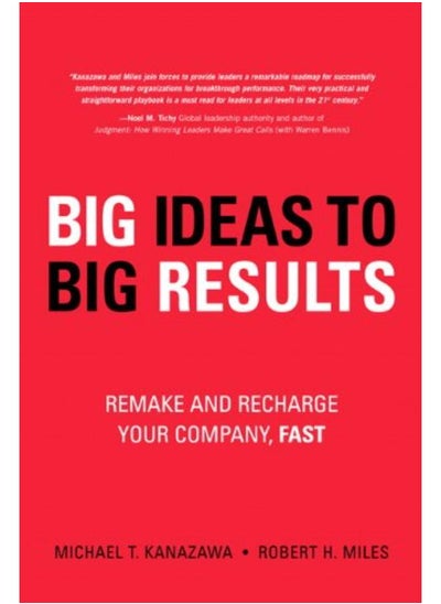 Buy Big Ideas to Big Results: Remake and Recharge Your Company, Fast in Egypt