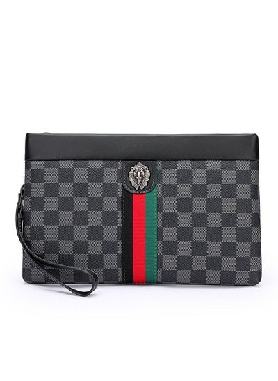 Buy Large Size Wallet For Men And Women Classic Phone Purse Wristlets Clutch Bag Zip Pouch Handbag With Card Slots in Saudi Arabia