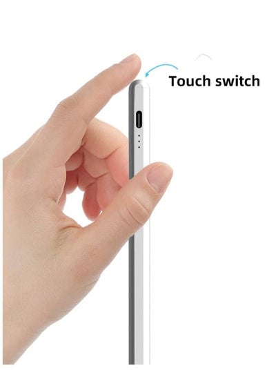 Buy Stylus Pen for iPad with Palm Rejection, Active Pencil Compatible with (2018-2022) Apple iPad Pro (11/12.9 Inch) in UAE
