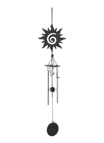 اشتري Musical Orna Tunes Sun Wind Chime, Black - 37 cm في الامارات