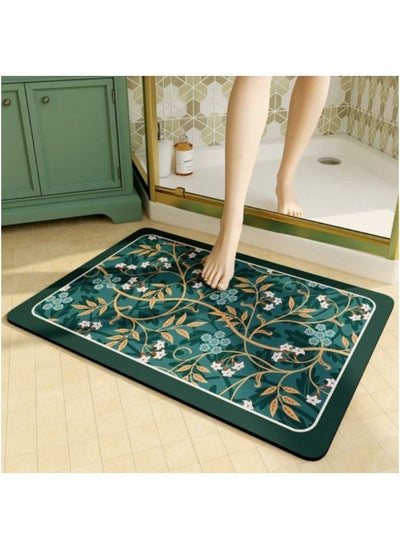 Buy Diatom Bath Mats,Anti-Slip Bathroom Floor Mats and Quick Dry Bath Rug 40x60cm in UAE