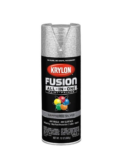 Buy Fusion All-In-One Rust Resistant Spray Paint Hammered Silver 12 oz K02788007 in Saudi Arabia