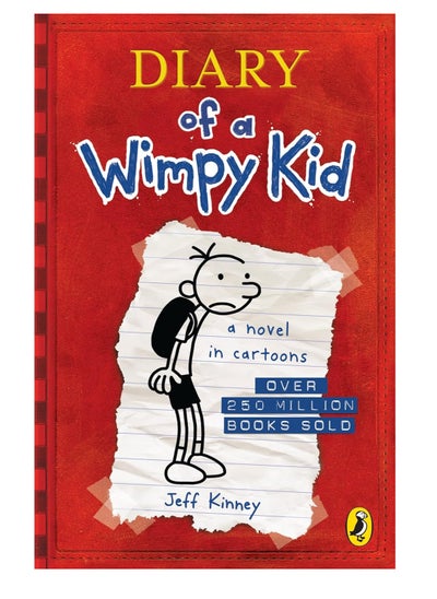 Buy Diary Of A Wimpy Kid - A Novel In Cartoons Paperback English by Jeff Kinney - 39514 in Egypt