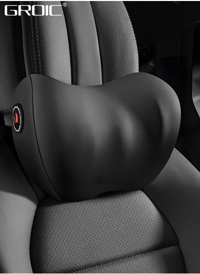 اشتري Car Headrest Pillow,Car Neck Pillow,Memory Foam Neck Pillow for Neck Pain Relief, Ergonomic Design Soft Travel Head Pillow for Sleeping and Resting in Car and Office في الامارات