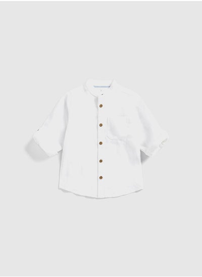 Buy Kids Grandad Collar Shirt in UAE