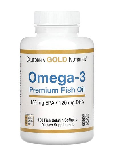 اشتري Omega-3 With Premium Fish Oil - 100 Softgels في السعودية