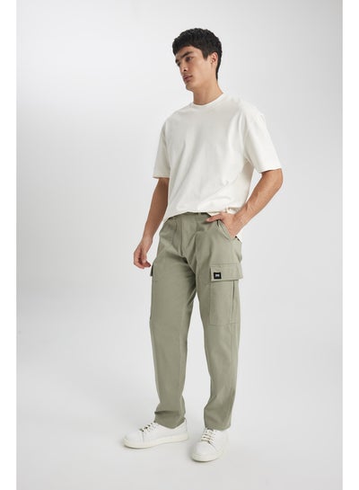 Buy Man Relax Fit Woven Trousers in Egypt