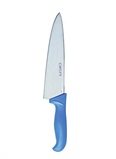 Buy Godrej Cartini Classic Chef Knife, Stainless Steel Heavy Duty Slicing and Dicing Meat, 8"-Blue in Saudi Arabia