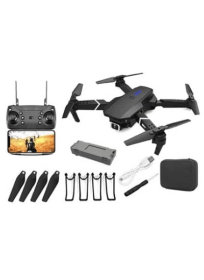 اشتري طائرة بدون طيار E88 Pro Ayoo 4K Mini Drone – طائرة بدون طيار RC قابلة للطي مع كاميرتين للاستكشاف الجوي المطلق في الامارات