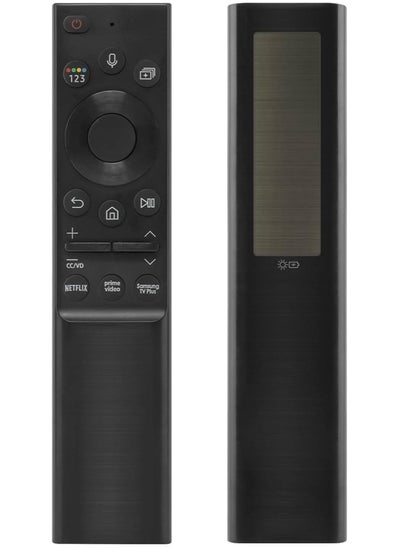 Buy Solar Charging BN59-01357 Voice Remote Control for Samsung Smart TVs – Compatible with 2021 Neo LED Smart 4K Ultra HD TV, RMCSPA1EP1, with 3 Shortcut Buttons in UAE