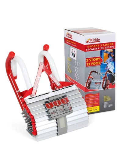 اشتري Fire Escape Ladder  2-Story Rope Ladder  Extends To 13-Feet  Anti-Slip Rungs في الامارات