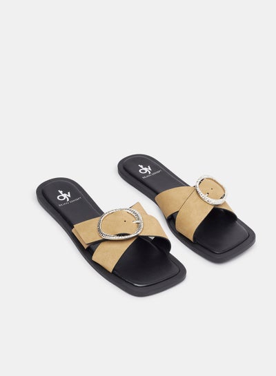 Buy Cross Strap Flat Sandals in Egypt