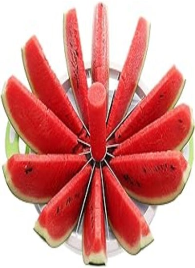 اشتري ZaH Melon Slicer Multifunctional Handheld Round Divider Watermelon Cutter Fruits Cutting Slicing Kitchen Tools في مصر