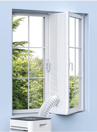 اشتري Portable AC Window Seal,  300CM(118") Casement Window Seal Air Conditioner Seal Mobile AC Window Kit AC Window Sealing Strip Universal AC Seal Window Insulation Kit AirCon Window Kit for House Cool في الامارات